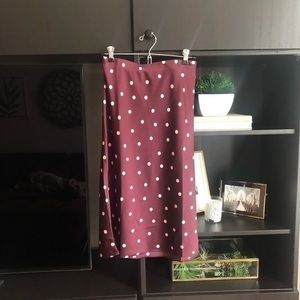 LOFT midi skirt xxs